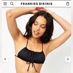 Frankie’s Bikinis Dreamy Bandeau Bikini Top
